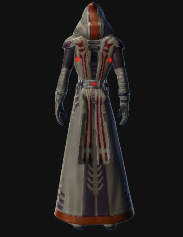 Dark Initiate's Robes - Back preview