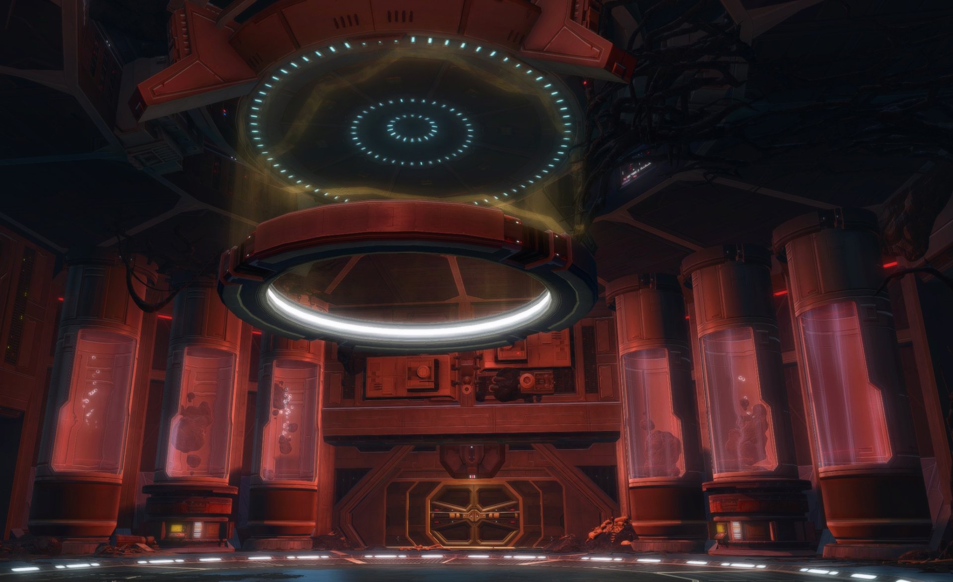 Vats of Fluid and Biomass