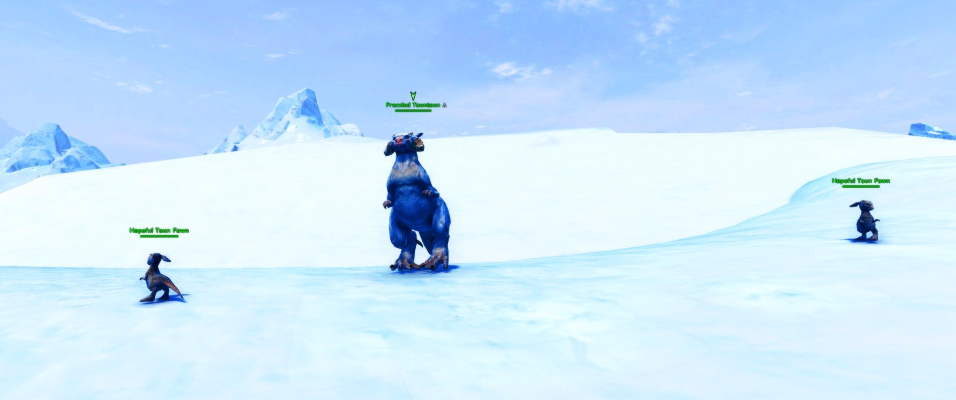 Helping out a Frazzled Tauntaun on Hoth - Dynamic Encounter event