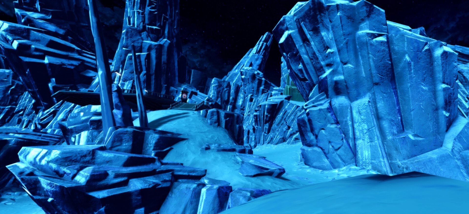 Snow and ice formations on Ilum in SWTOR 7.6 PTS