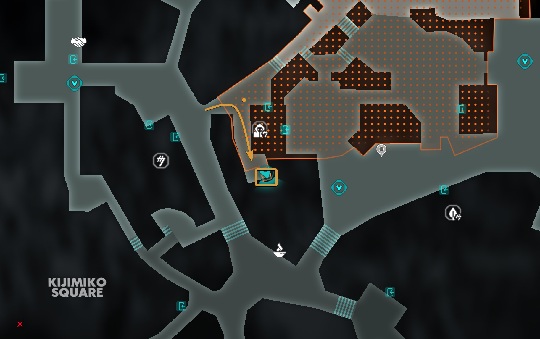 Jarmo's Stash - entrance and location Map