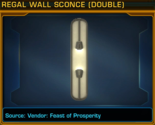 Regal Wall Sconce (Double)
