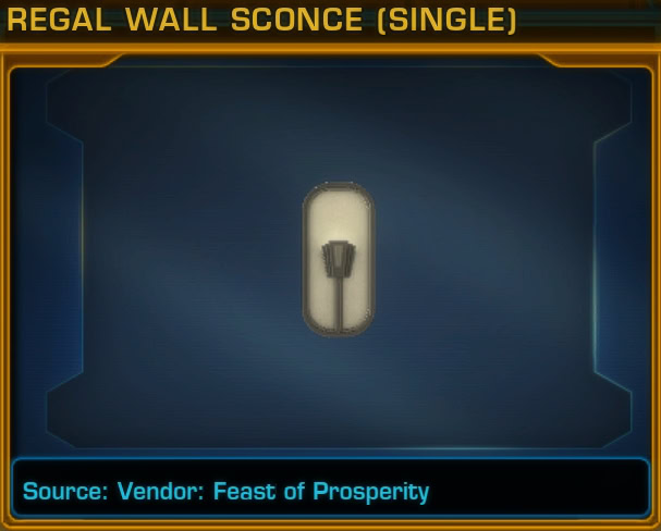 Regal Wall Sconce (Single)