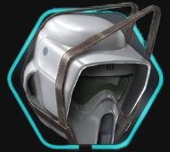 Scout Trooper Helmet Speeder Trophy Icon