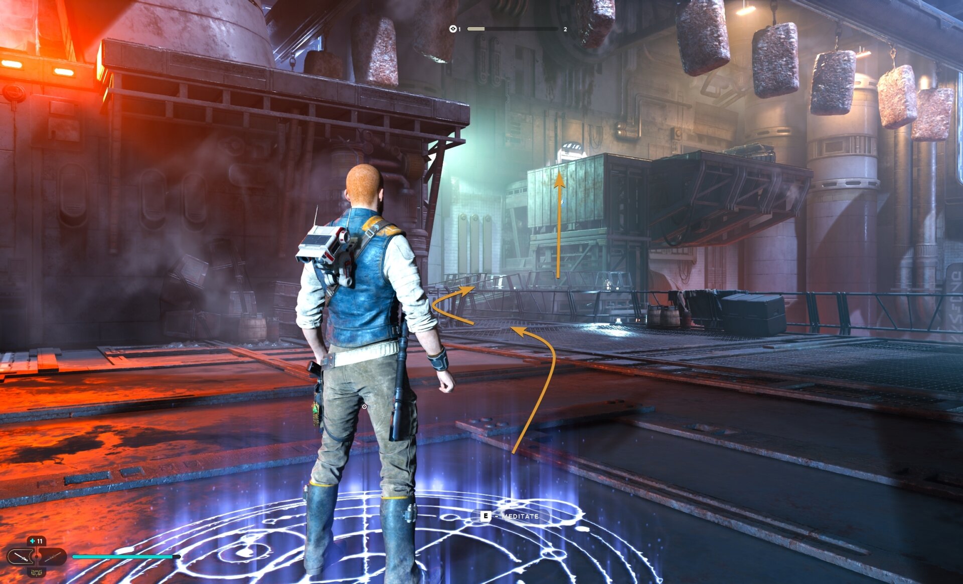 Star Wars Jedi Survivor Secret Treasure in Undercity Meats - Starting Point