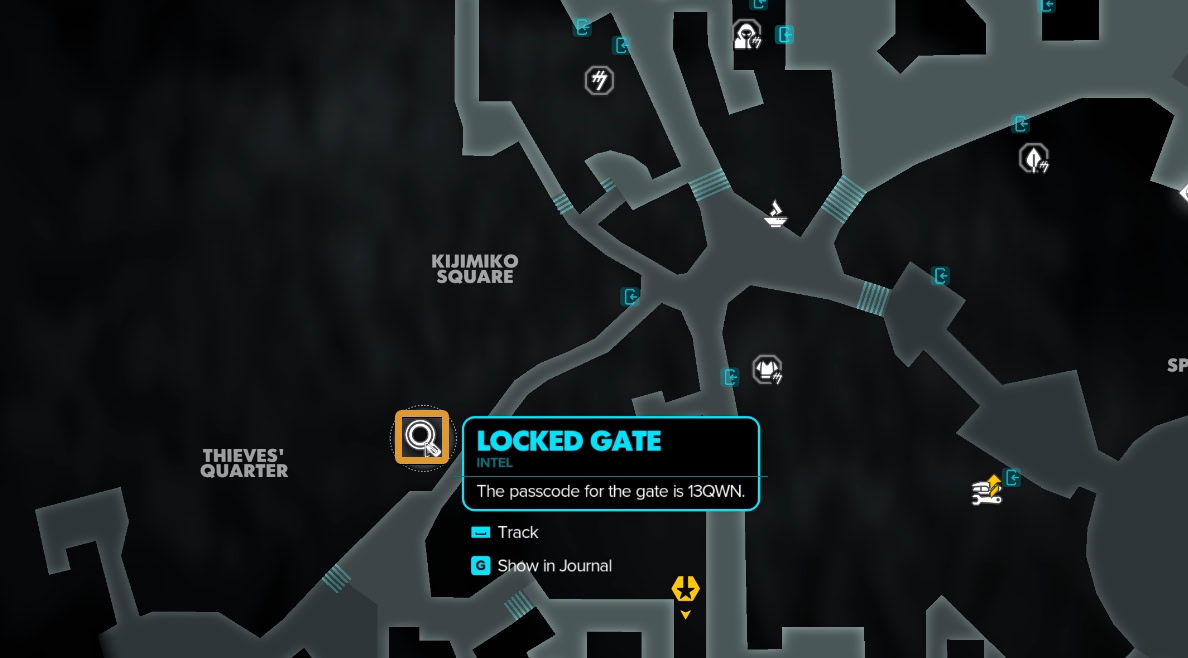Venti's Stash - Door Location Map