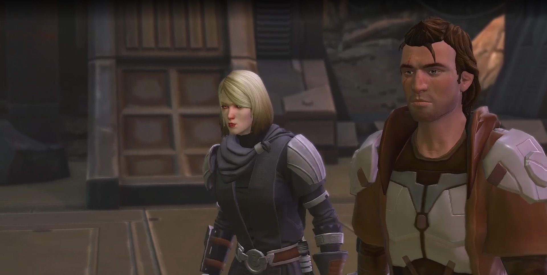 7.6 Trailer Still, featuring Lana and Theron