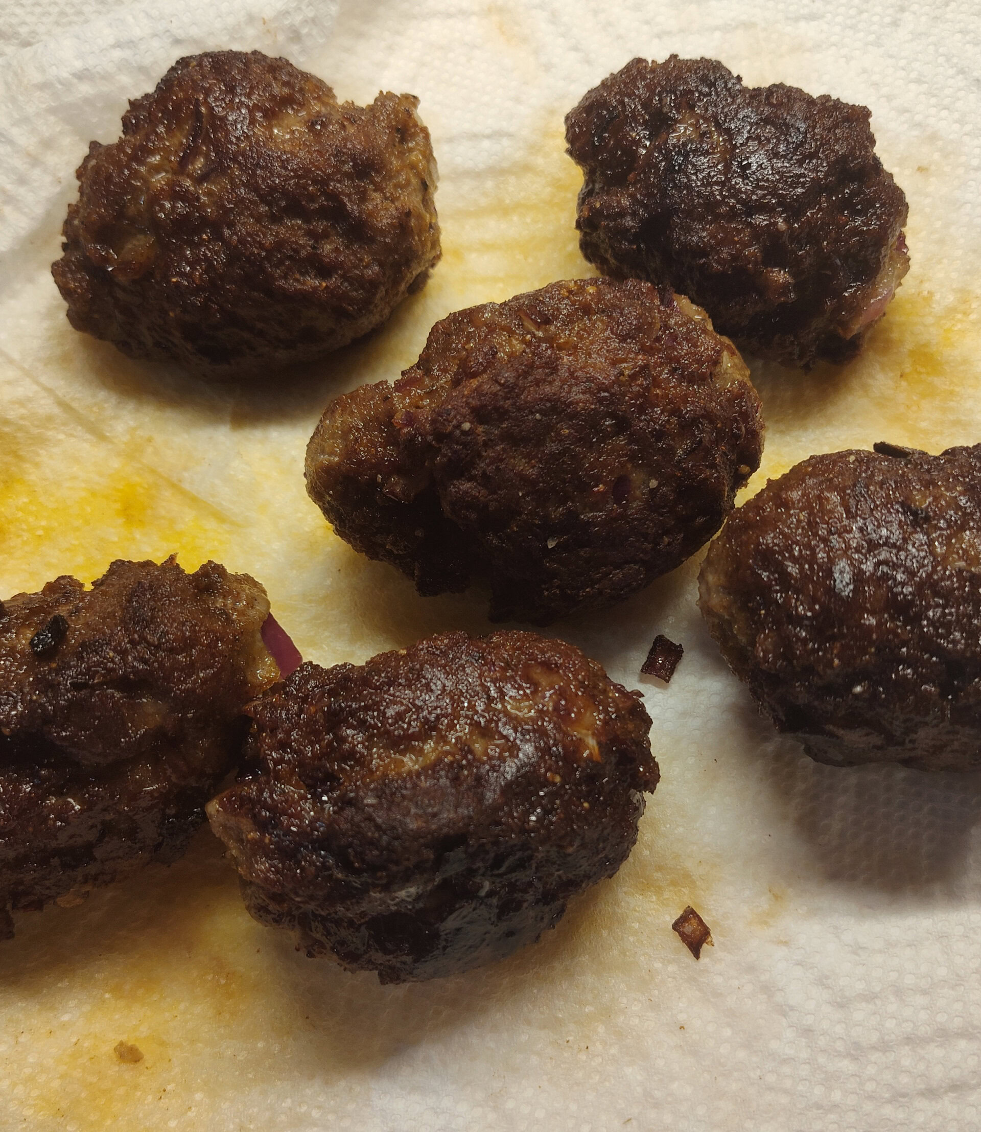 Fried Meatballs, ready