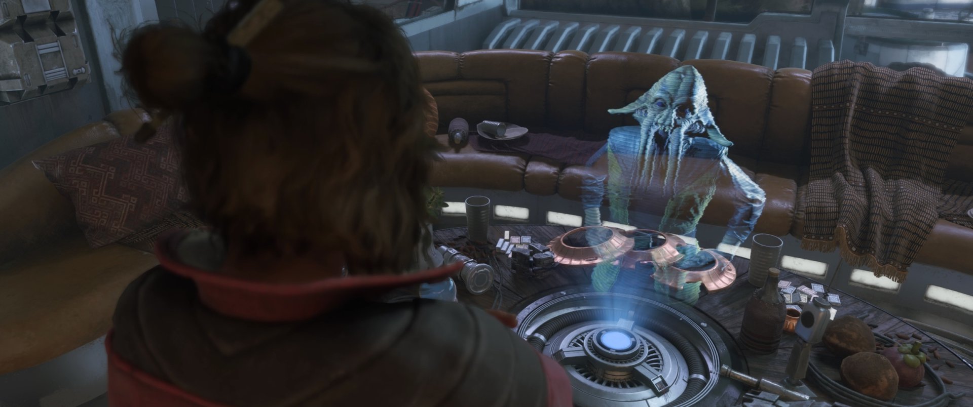 Kay gets a call from a Quarren Contact Broker and starts the Wild Card DLC in Star Wars Outlaws