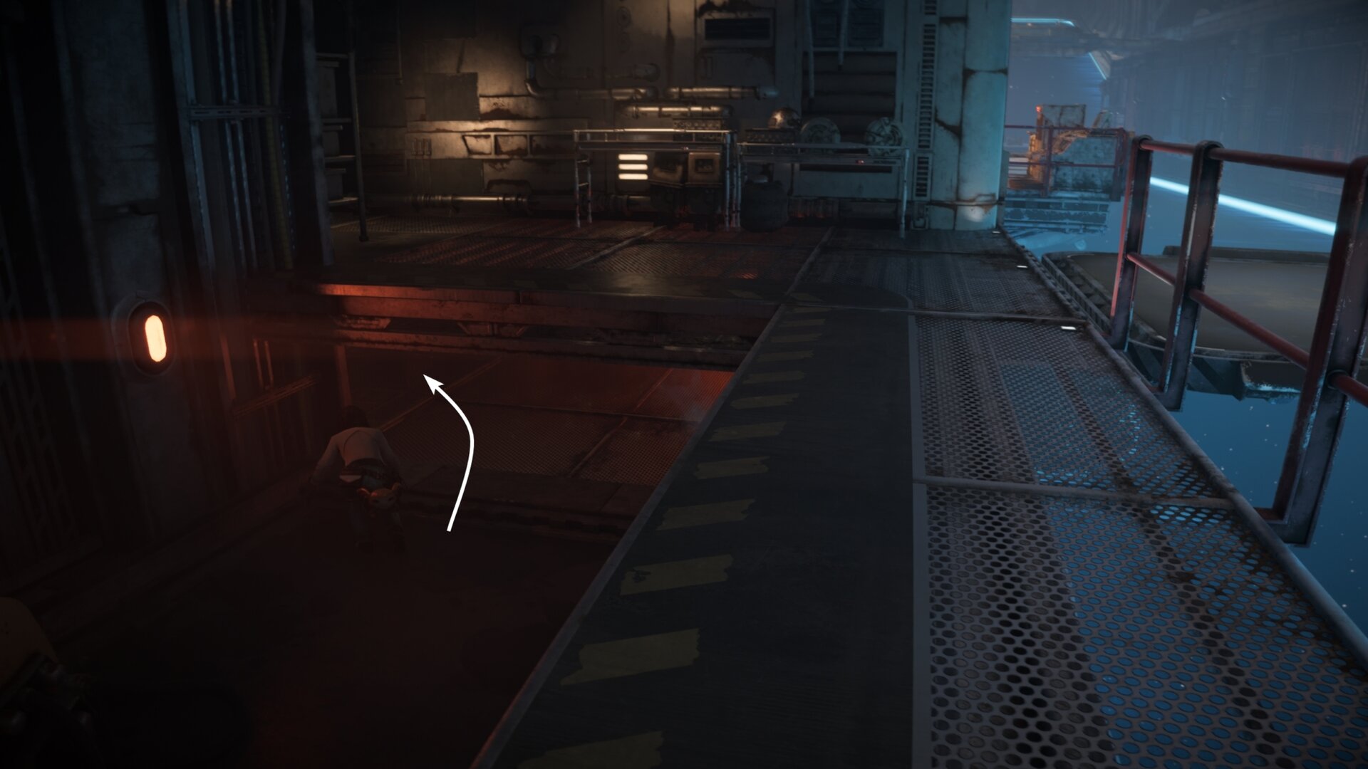 Meronia Hangar Bay Hidden Path