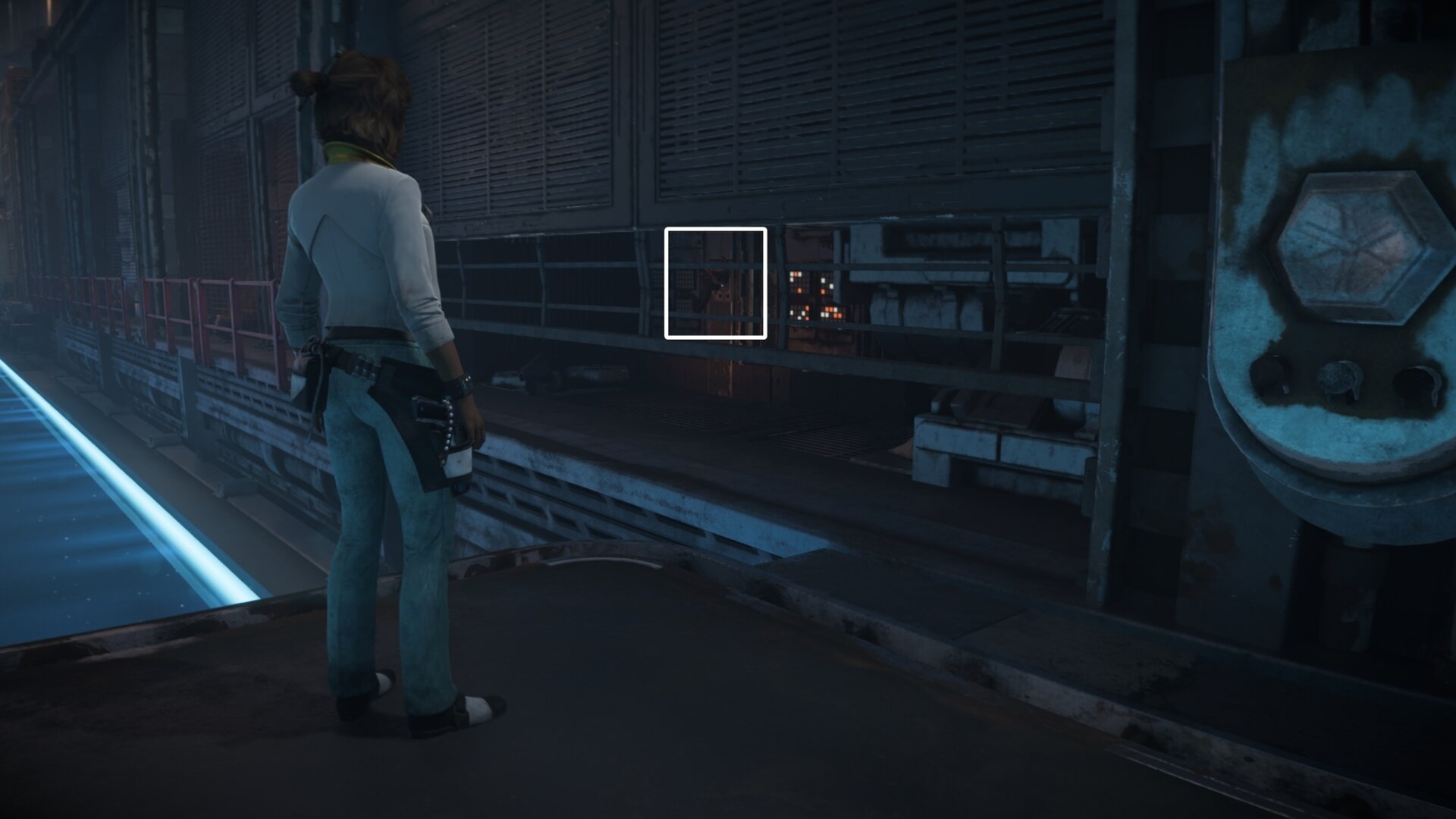 Meronia Hangar Bay Nix Pressing Button