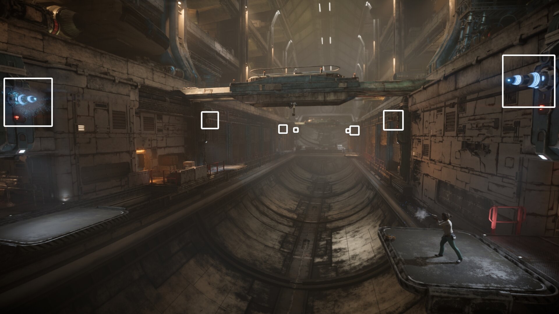 Meronia Hangar Bay Power Conduits