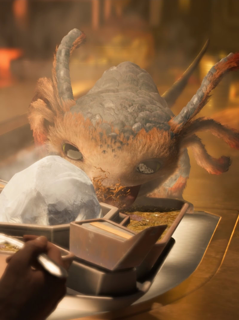 Nix Eating Soup