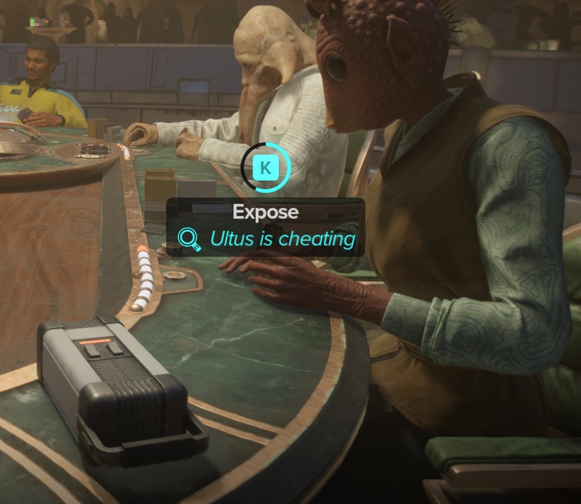 Sabacc Spotting Cheaters