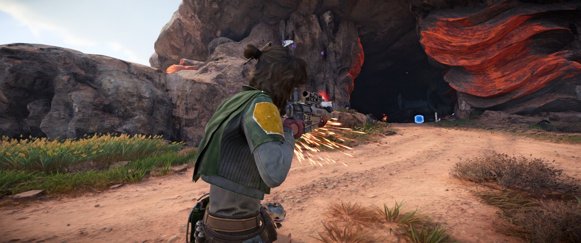 Kay shooting with A300 Blaster
