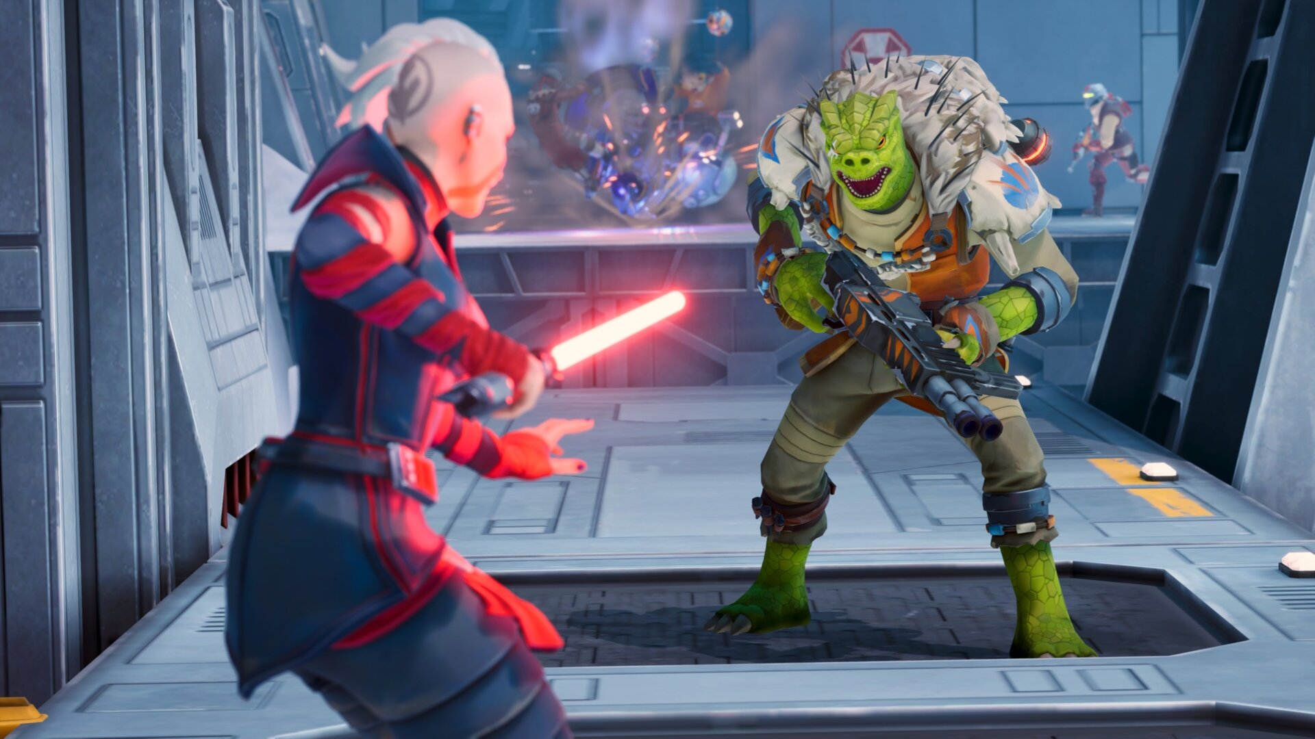 Star Wars Hunters Trandoshan vs Sith