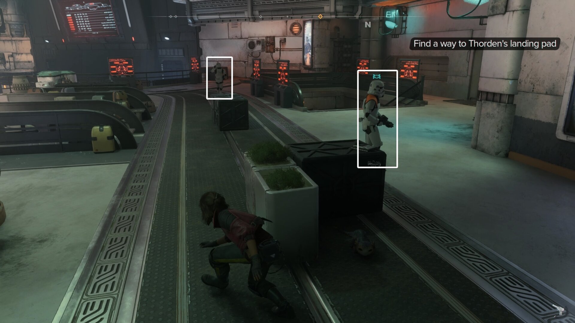 Take out the two stormtroopers
