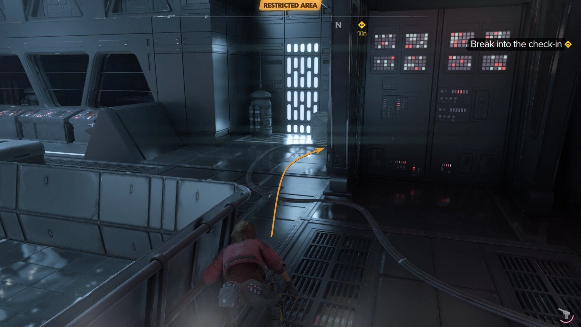 Take the right door
