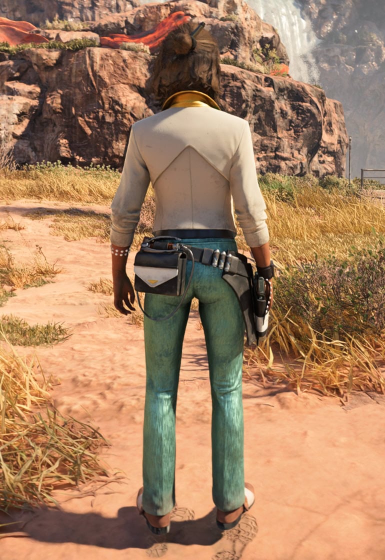 The Gambler Outfit Back