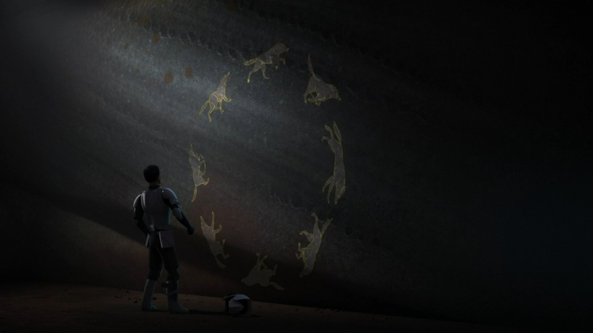 Kanan and the Wolf Portal, Star Wars Rebels scene