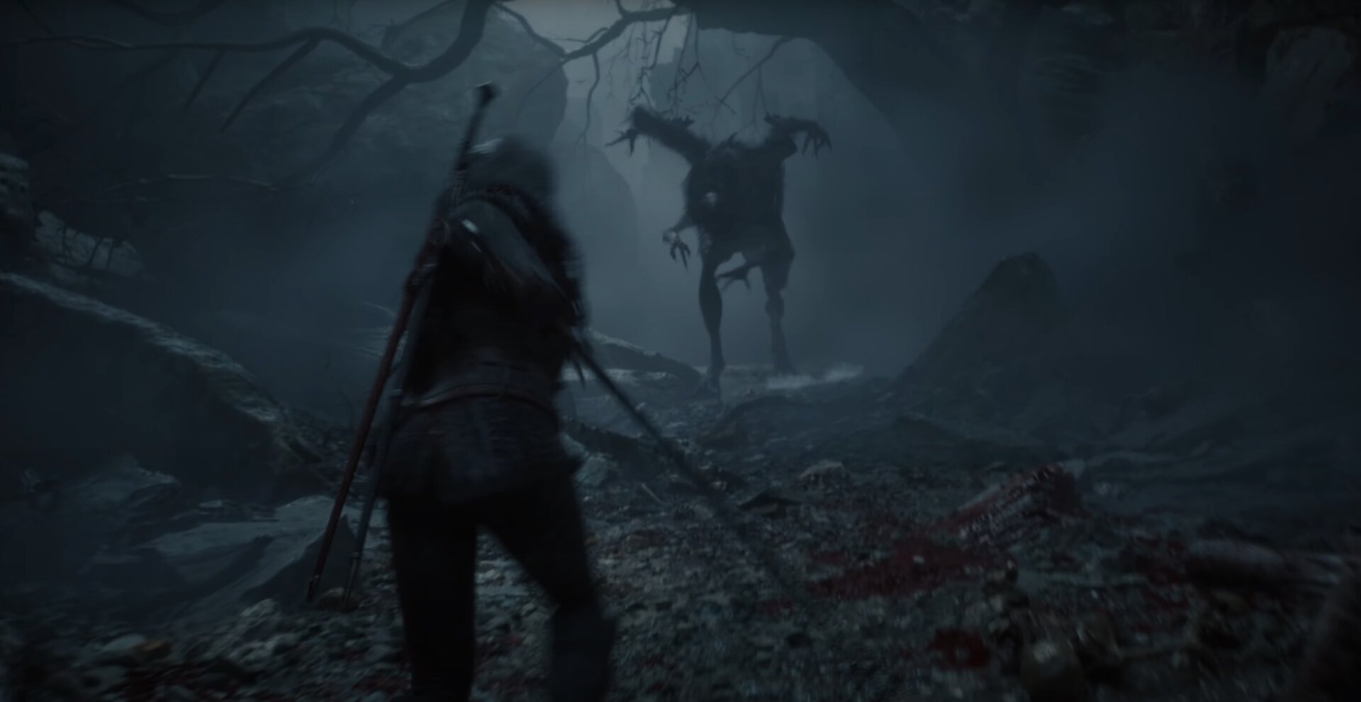 Ciri fighting the monster in The Witcher 4 Cinematic Reveal Trailer