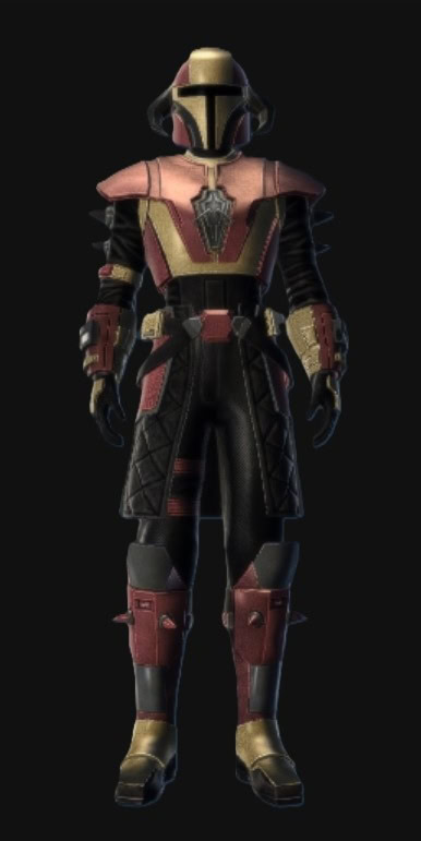 Hidden Chain's Armor Set Front