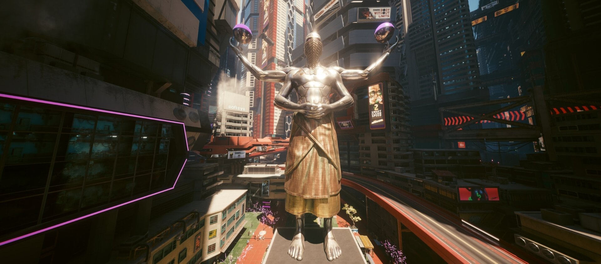 Huge statue