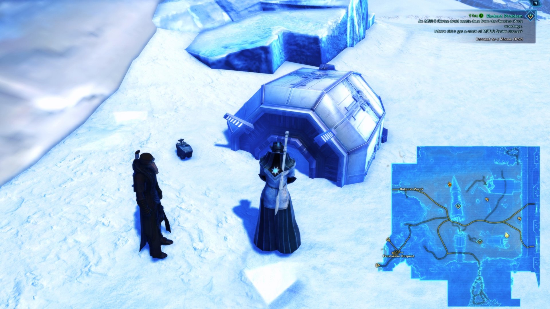 Mouse Droid Pick-up and Drop-off