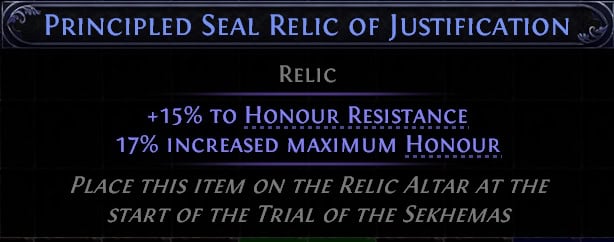 POE2 - Trial of the Sekhemas Relic
