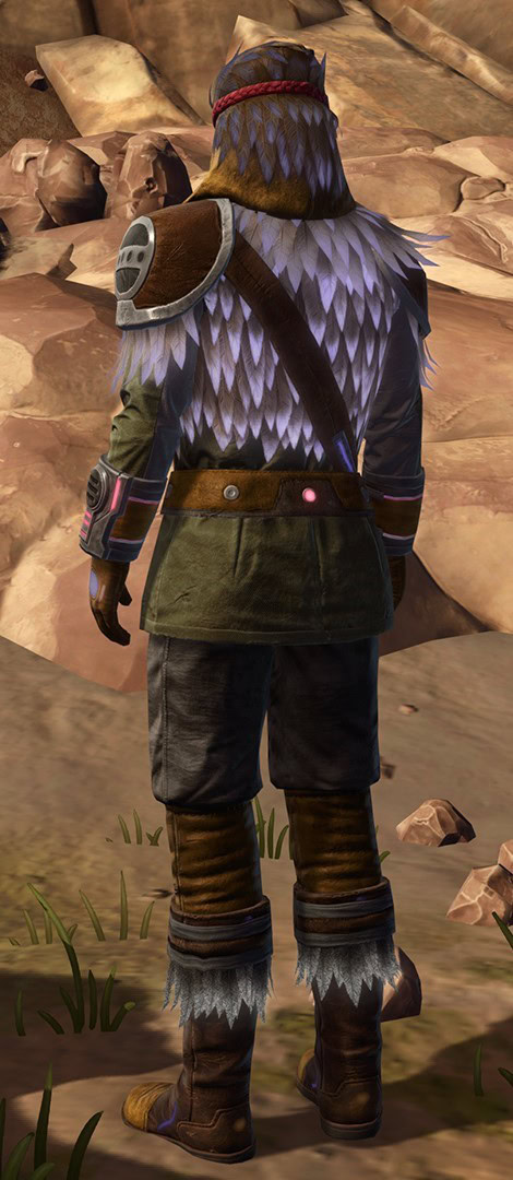 Plumed Trapper Back