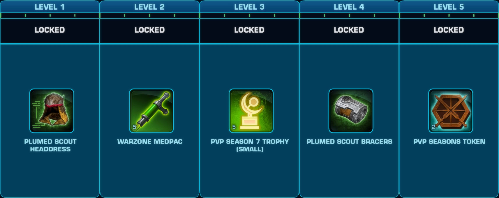 SWTOR PvP Season 7 Rewards Tracks, Page 1