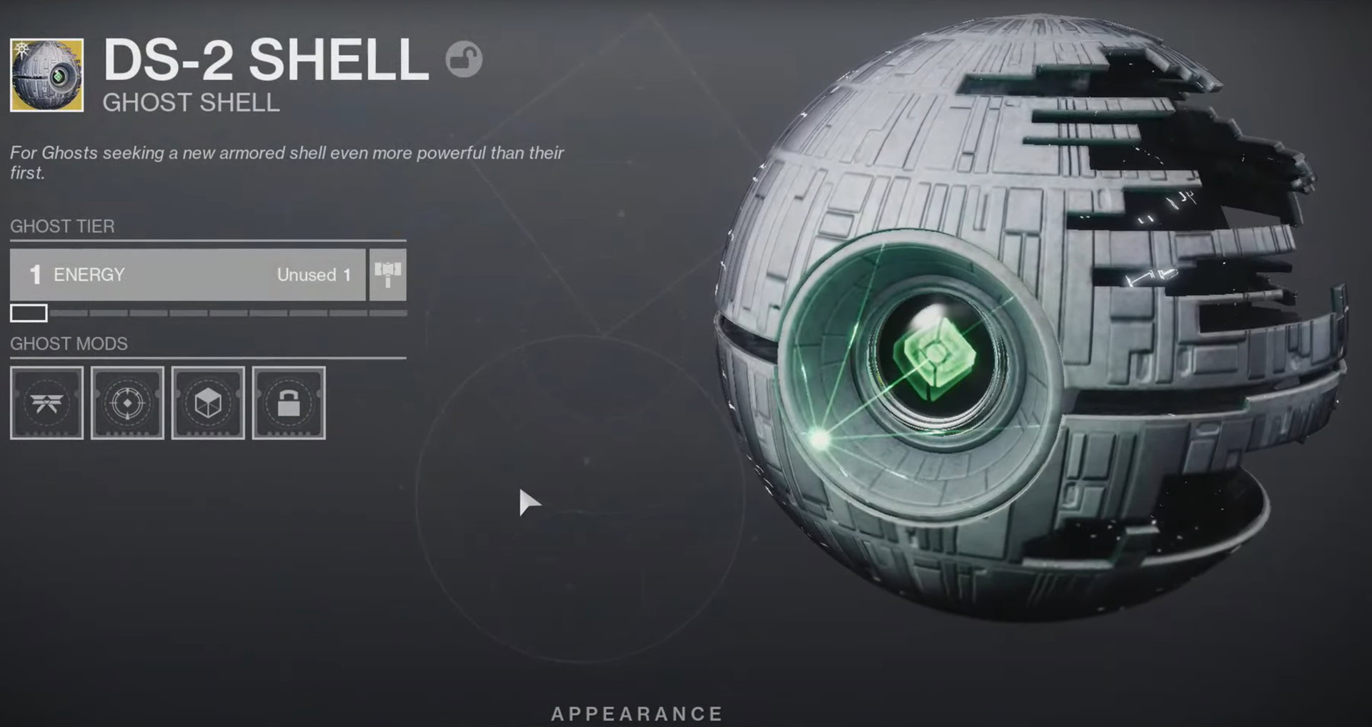 Destiny 2 Star Wars DS2 Ghost Shell