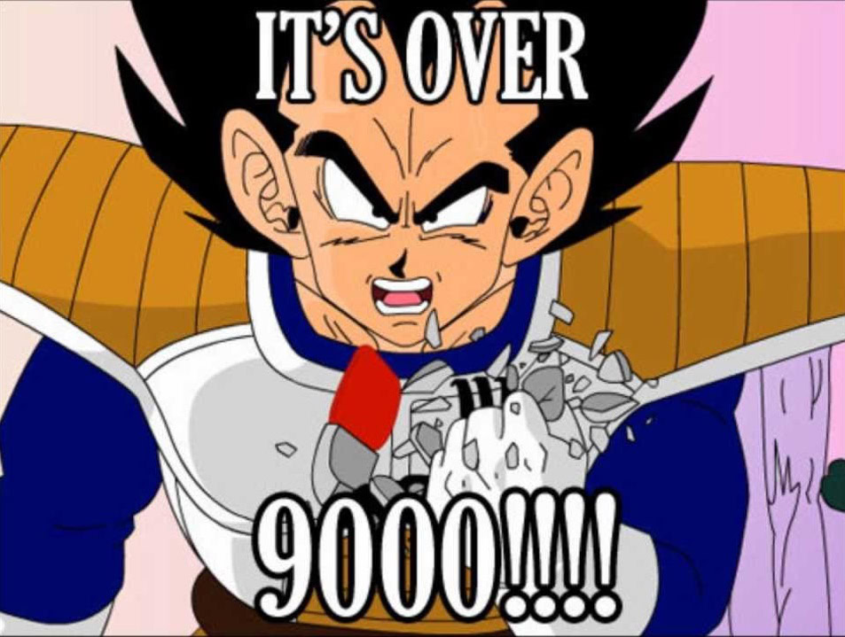 Its over 9000