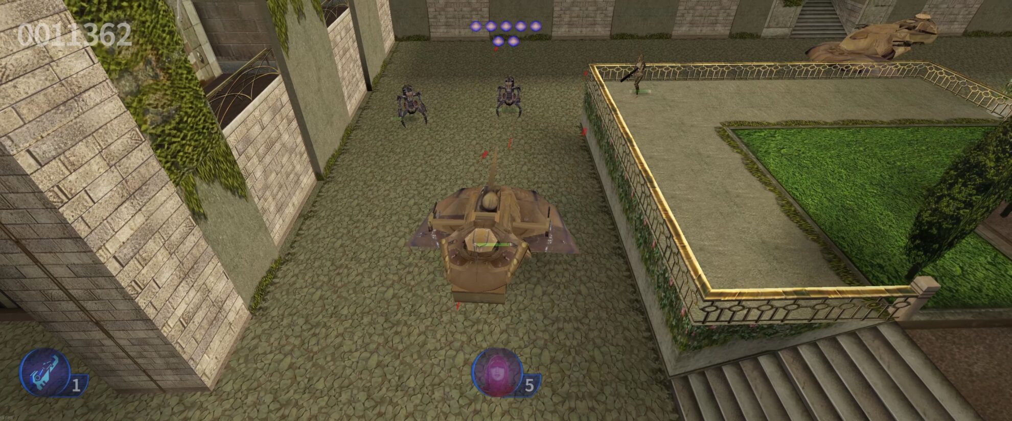 Driving an AAT in Star Wars: Jedi Power Battles