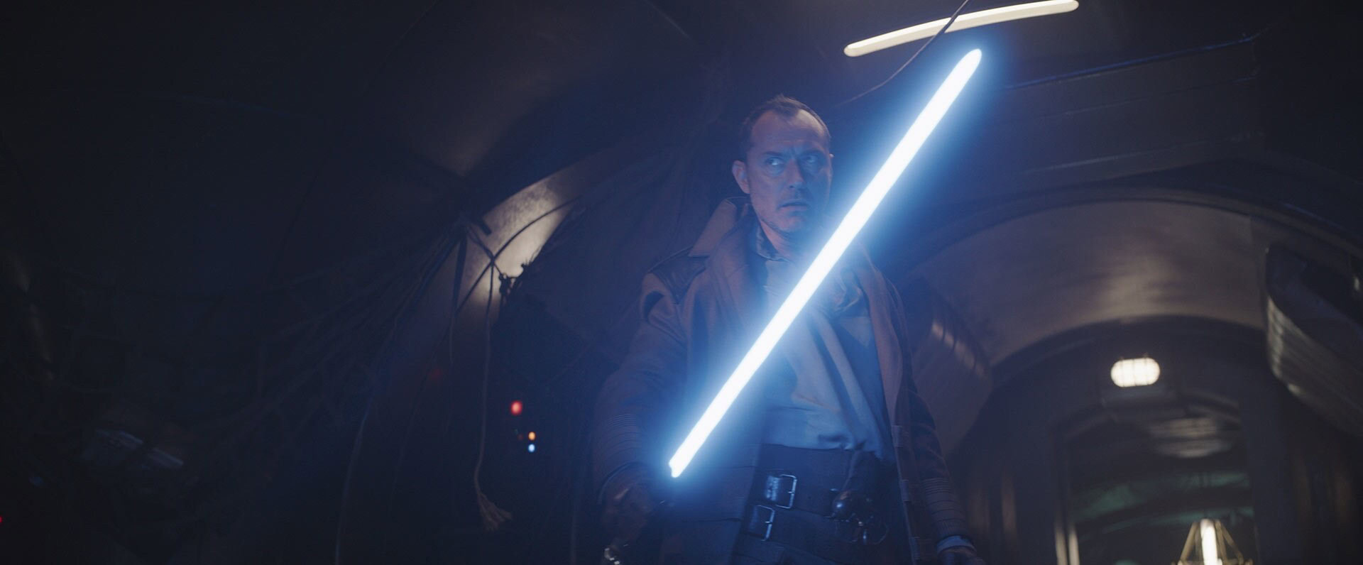 Jod ignites lightsaber