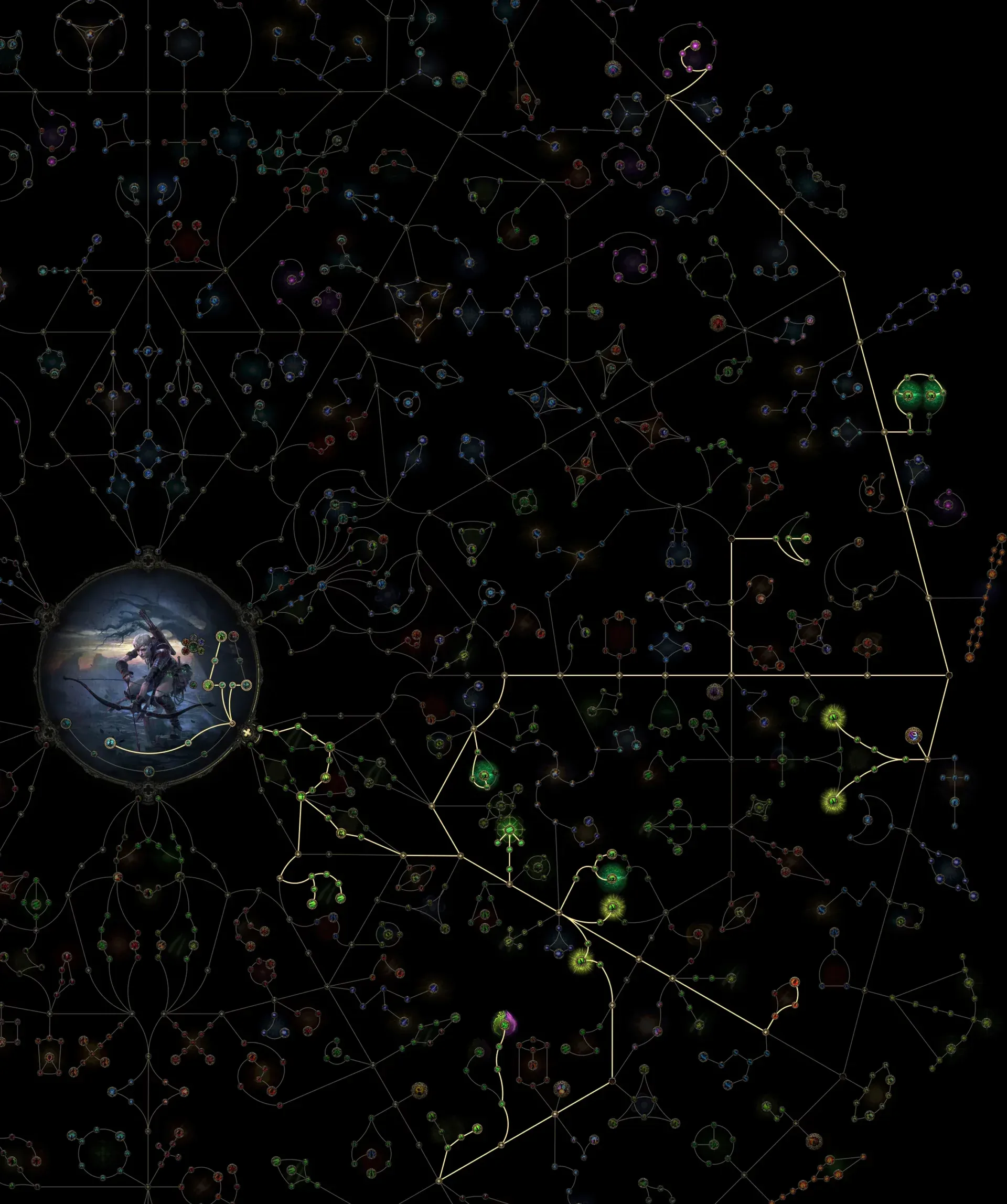 POE2 - Pathfinder Gas Arrow Leveling Tree