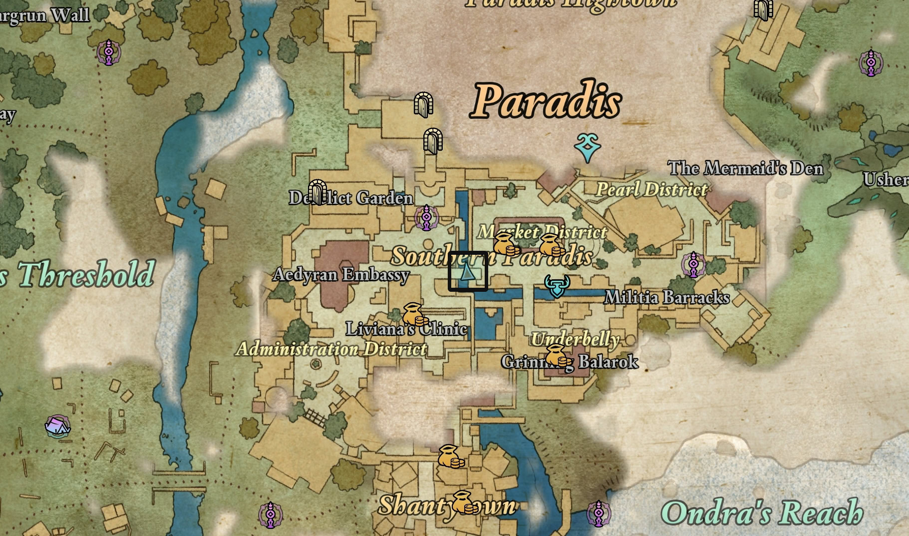 Band of Transcendent Suffering Map