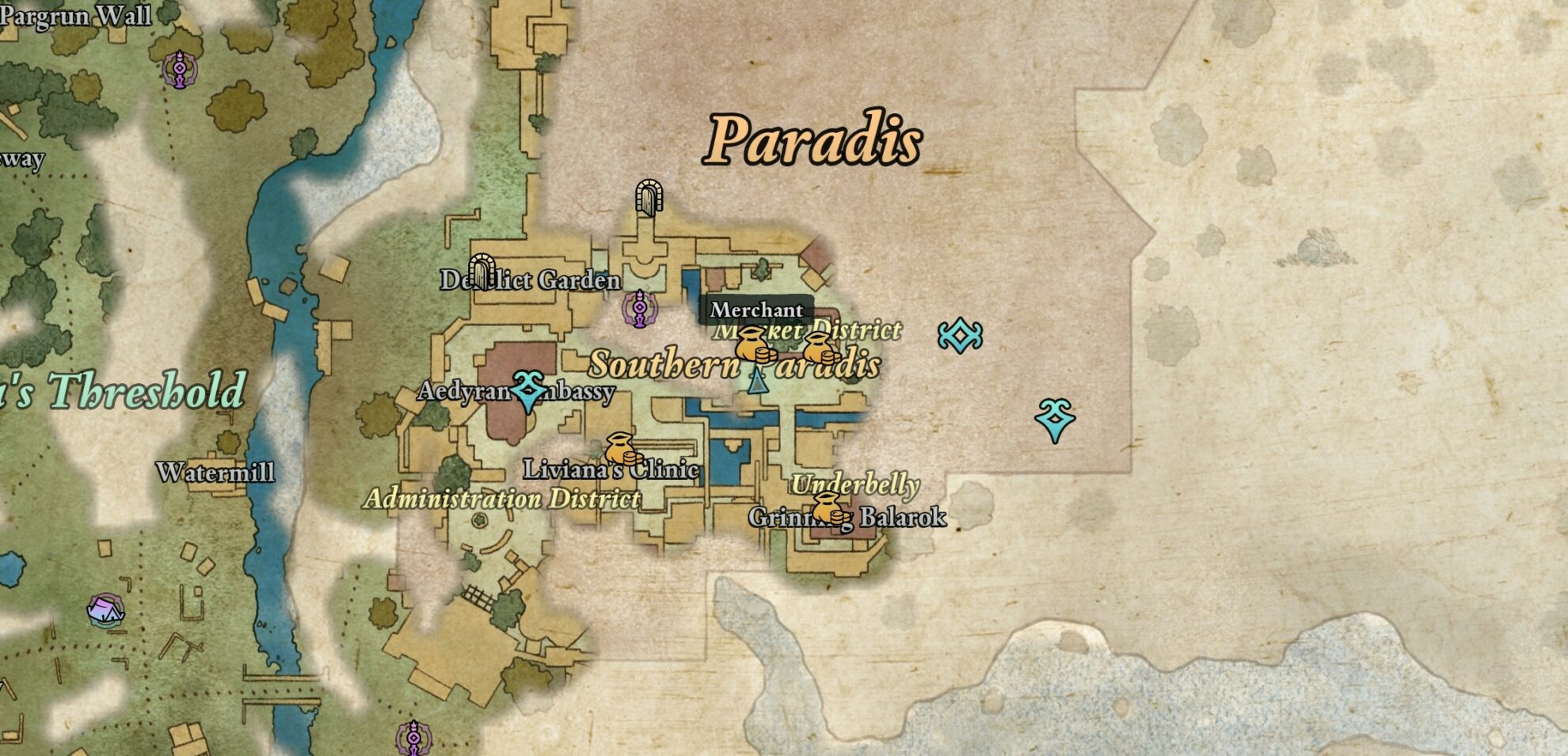 Beothel's Grimoire Map
