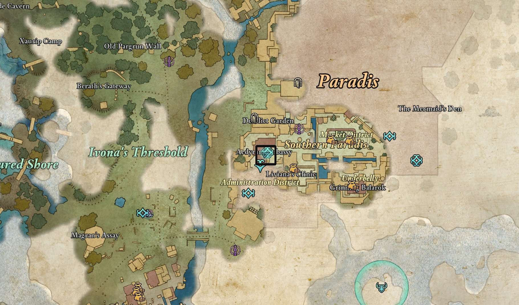 Blackwing Gloves Map