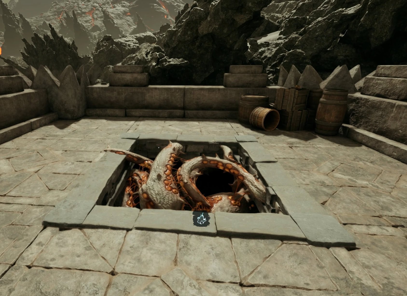 Burn the tentacles