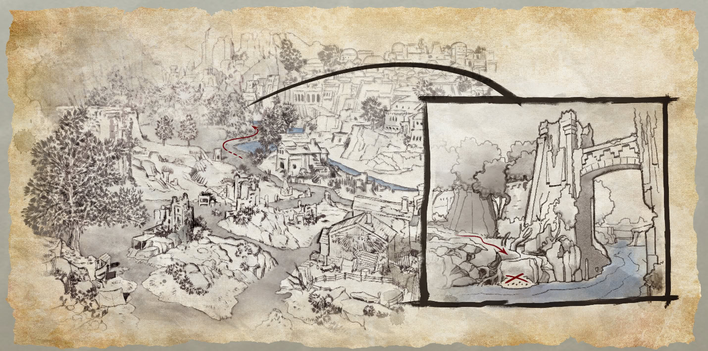 Captain Henqua's Spoils Map