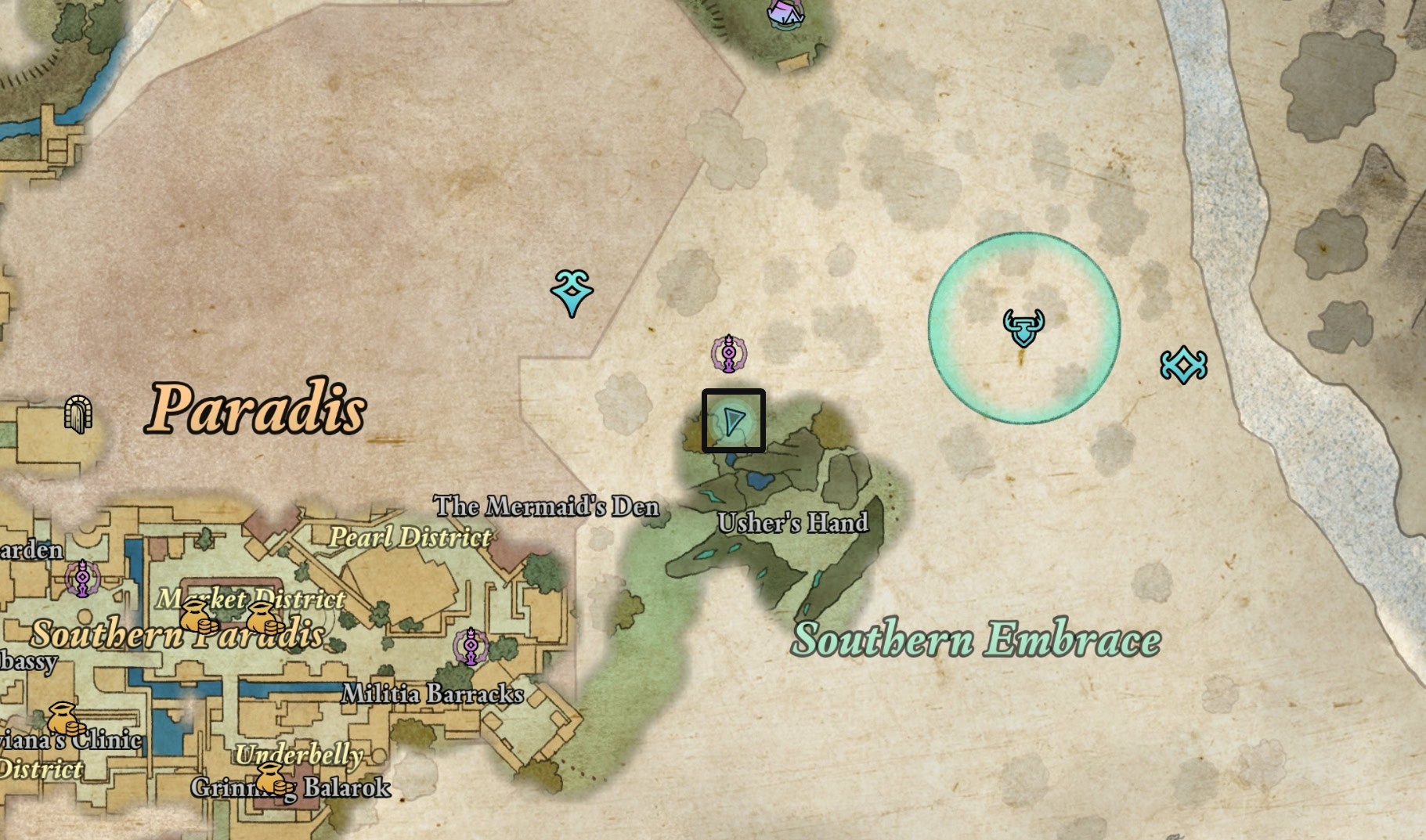 Dawnshore Map