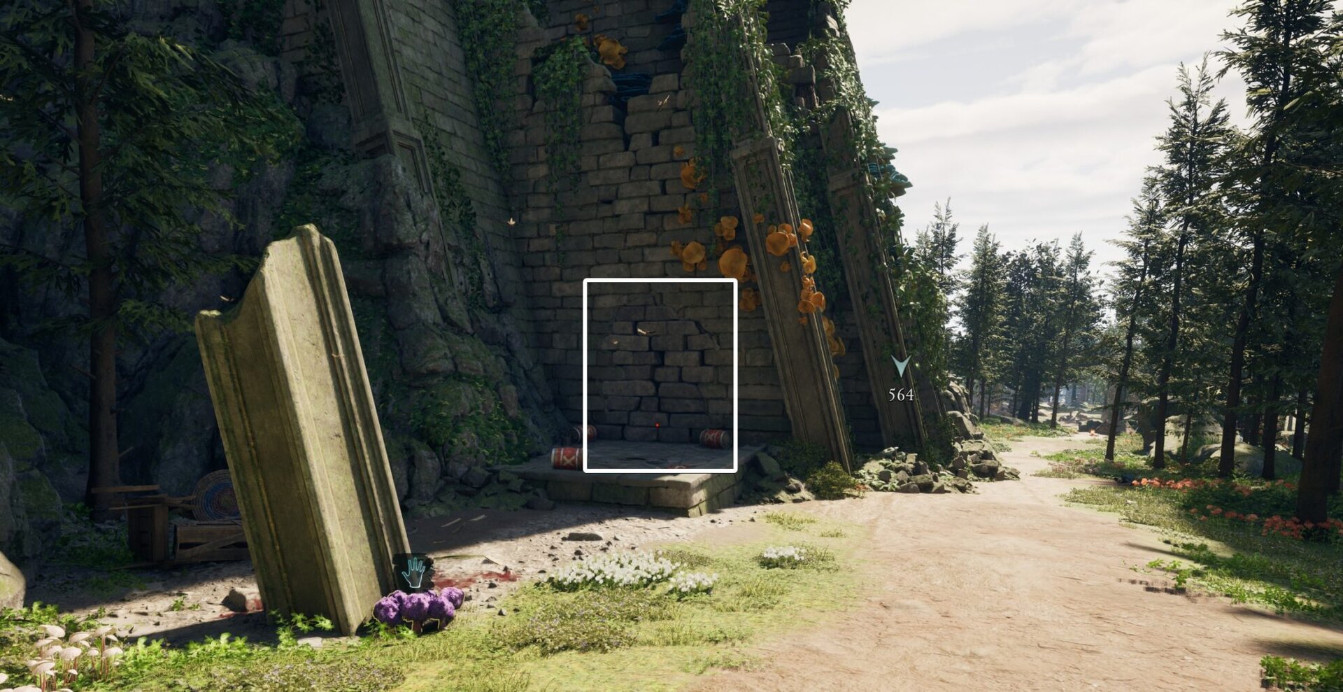 Dawnshore Pargrun Cache entrance