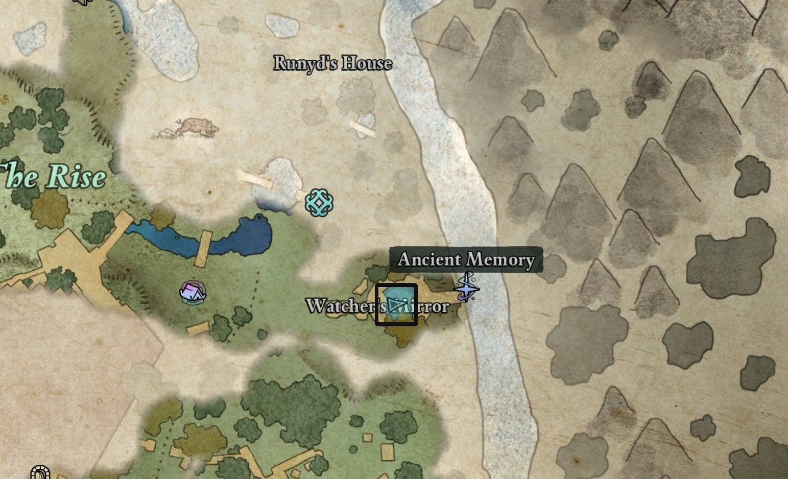 Drawn in Winter Map
