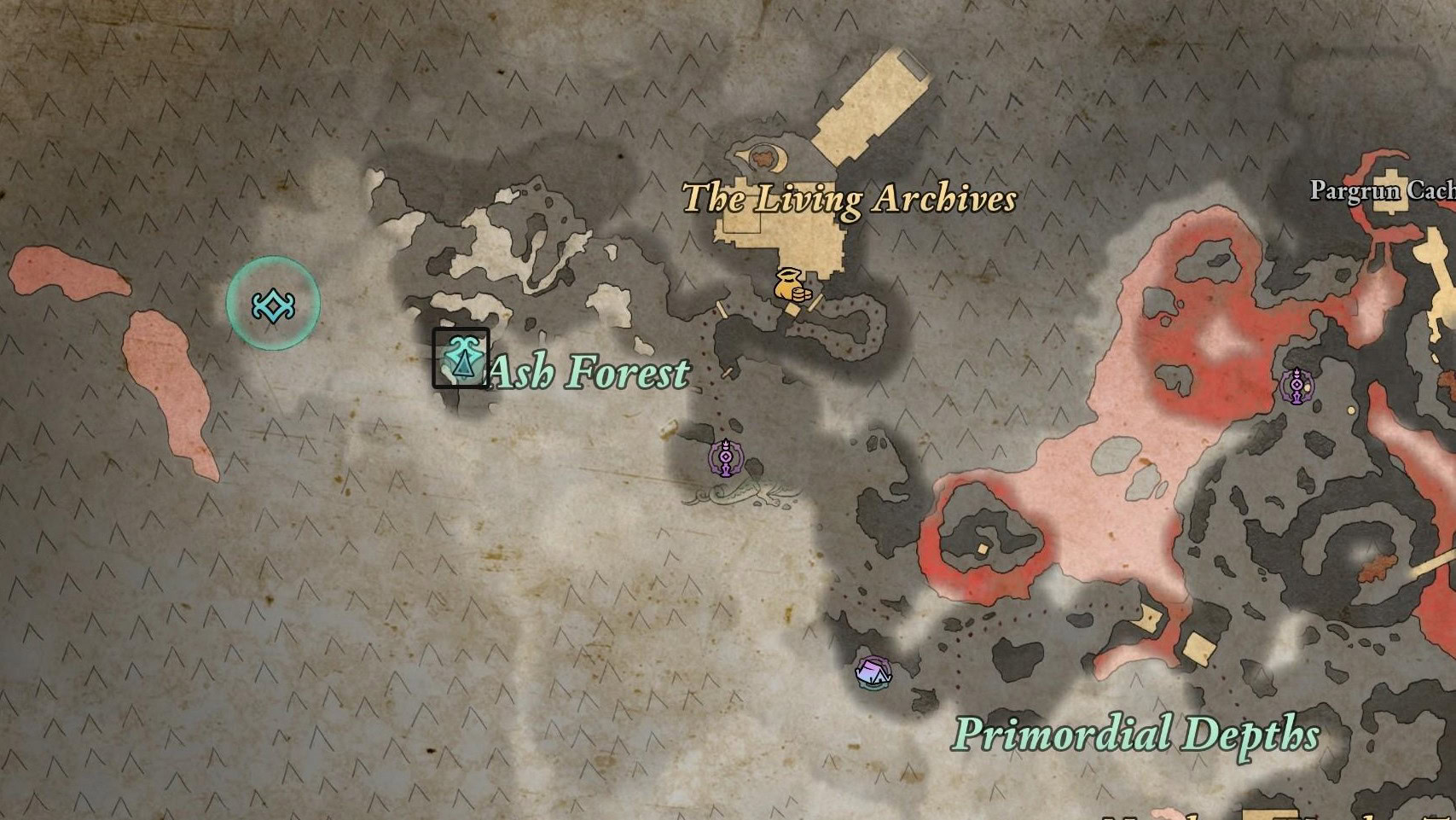 Galawain's Tusks Starmetal Map