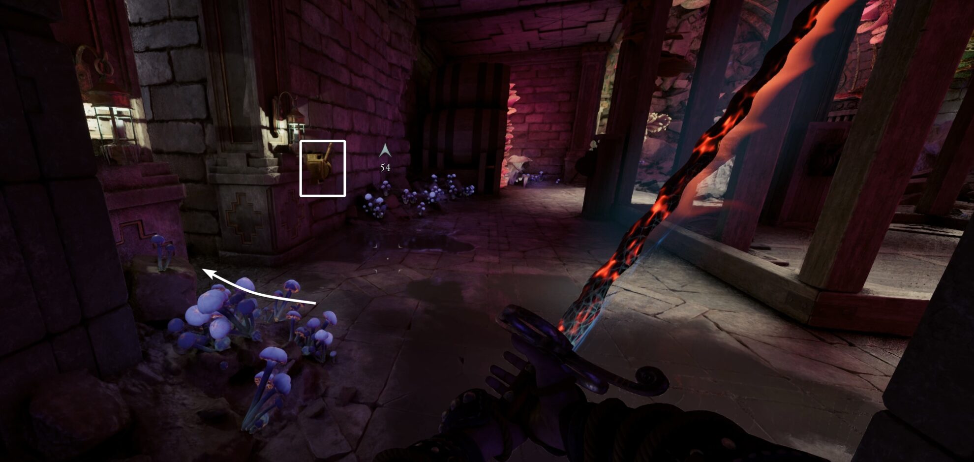 Lever and entrance unlock