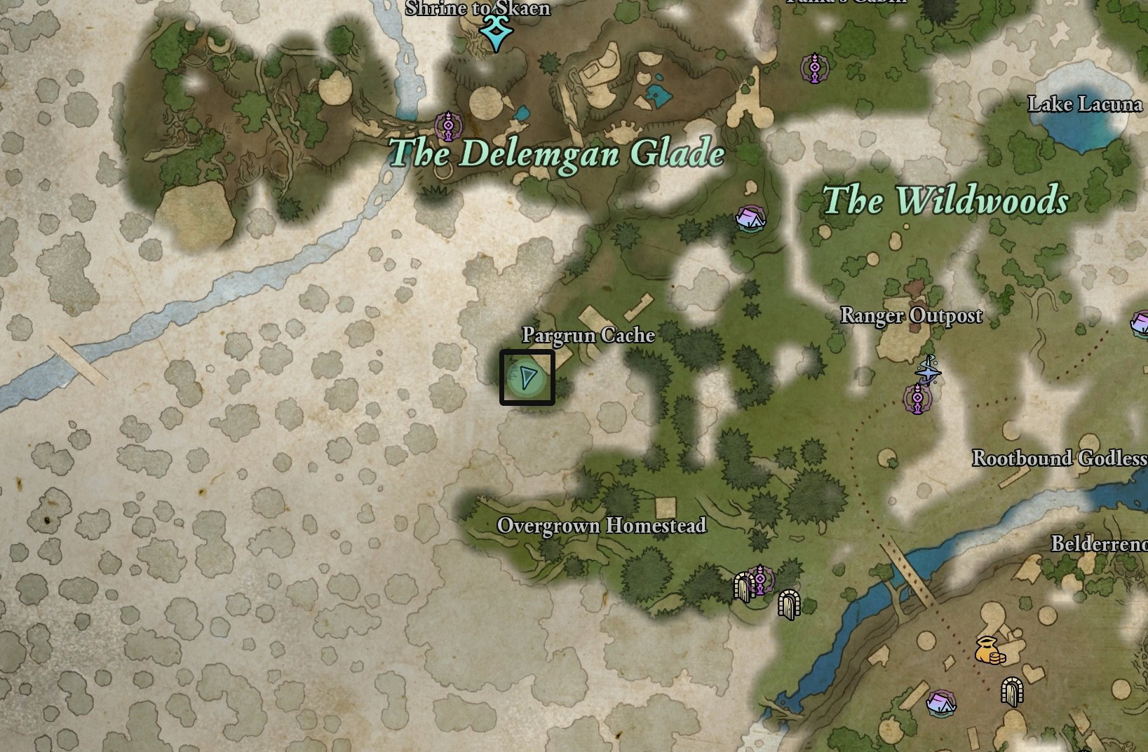 Od Caura's Grimoire Map