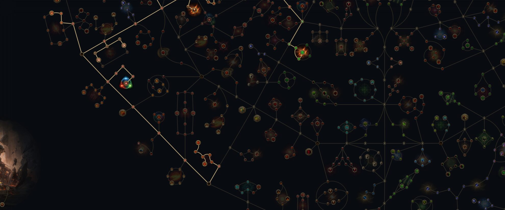 POE2 - Boneshatter Warrior Leveling Build Tree Act 6