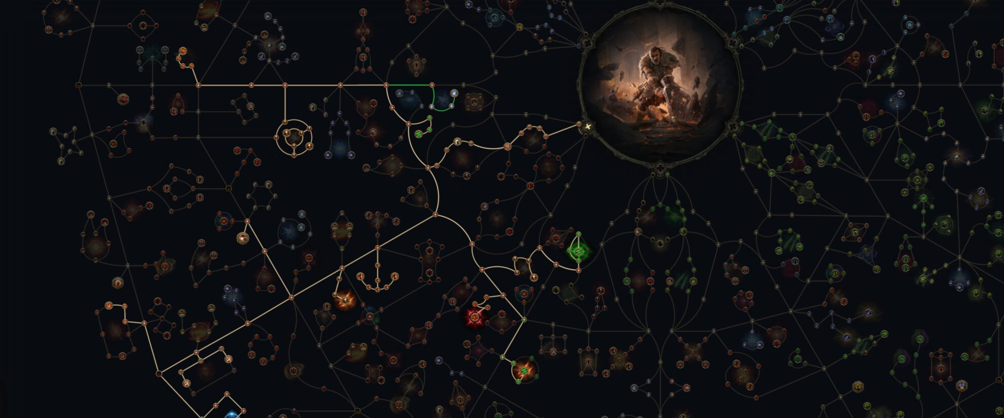 POE2 - Boneshatter Warrior Leveling Build Tree Early to Mid Maps