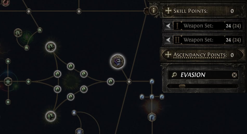 POE2 - Passive Tree Search